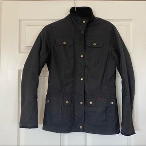 Barbour Winter Defence Waxed Cotton Jacket, US 6